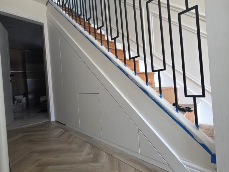 TUSS understairs storage installation