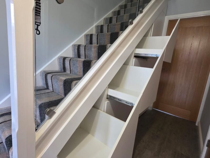 TUSS understairs storage install