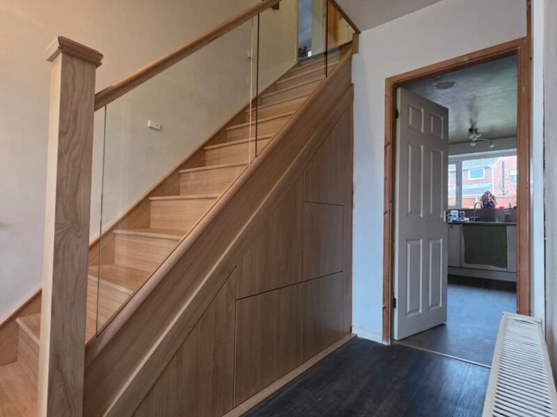 TUSS understairs storage installation