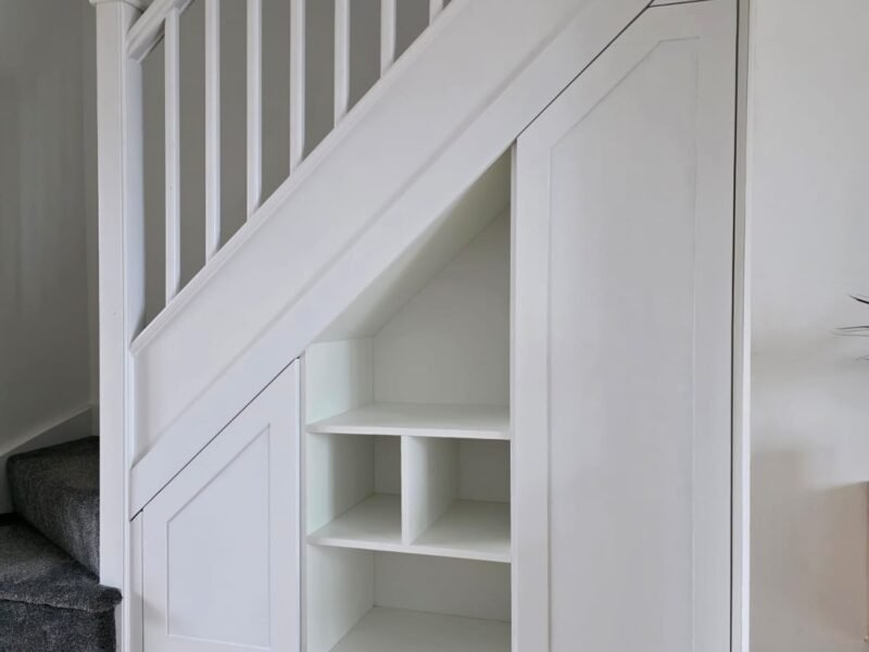 TUSS understairs storage installation