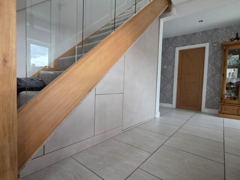 TUSS understairs storage installation